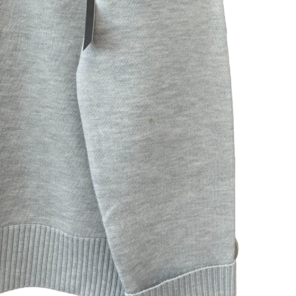 Luxury Knit Sweater Cozy Buttery Soft Pullover Jumper Neutral Gray Size Large - Picture 13 of 16